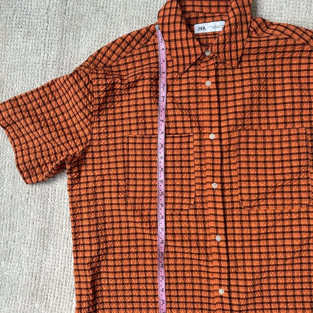 Zara Short Sleeve Button Up Casual Shirt Bundle Large - Picture 5 of 9